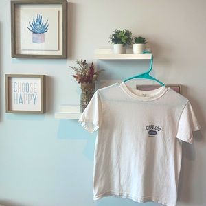 John Galt, ONE SIZE White Cape Cod T-shirt